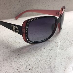 DG Diamond Sunglasses Pink-undertone